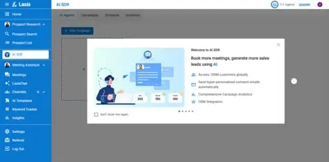 panel de control laxis inicio